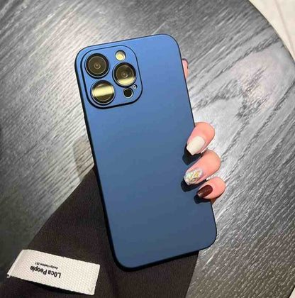 Simple Solid Color Anti Fall Cover Ultra-thin Frosted df5d47db 09cf 4ef8 a0cc 962c20699c2f