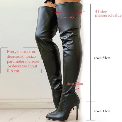 Personality Below The Knee Plus Size Women's Boots