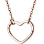 S925 Silver Women's Fashion Sweet Simple Hollow Heart Necklace df63609c 377f 498f a746 838f7cd85d32