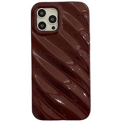 Ins Style Simple Pleated Phone Case df6c1808 d96c 45e5 9d04 dd658466c1a8