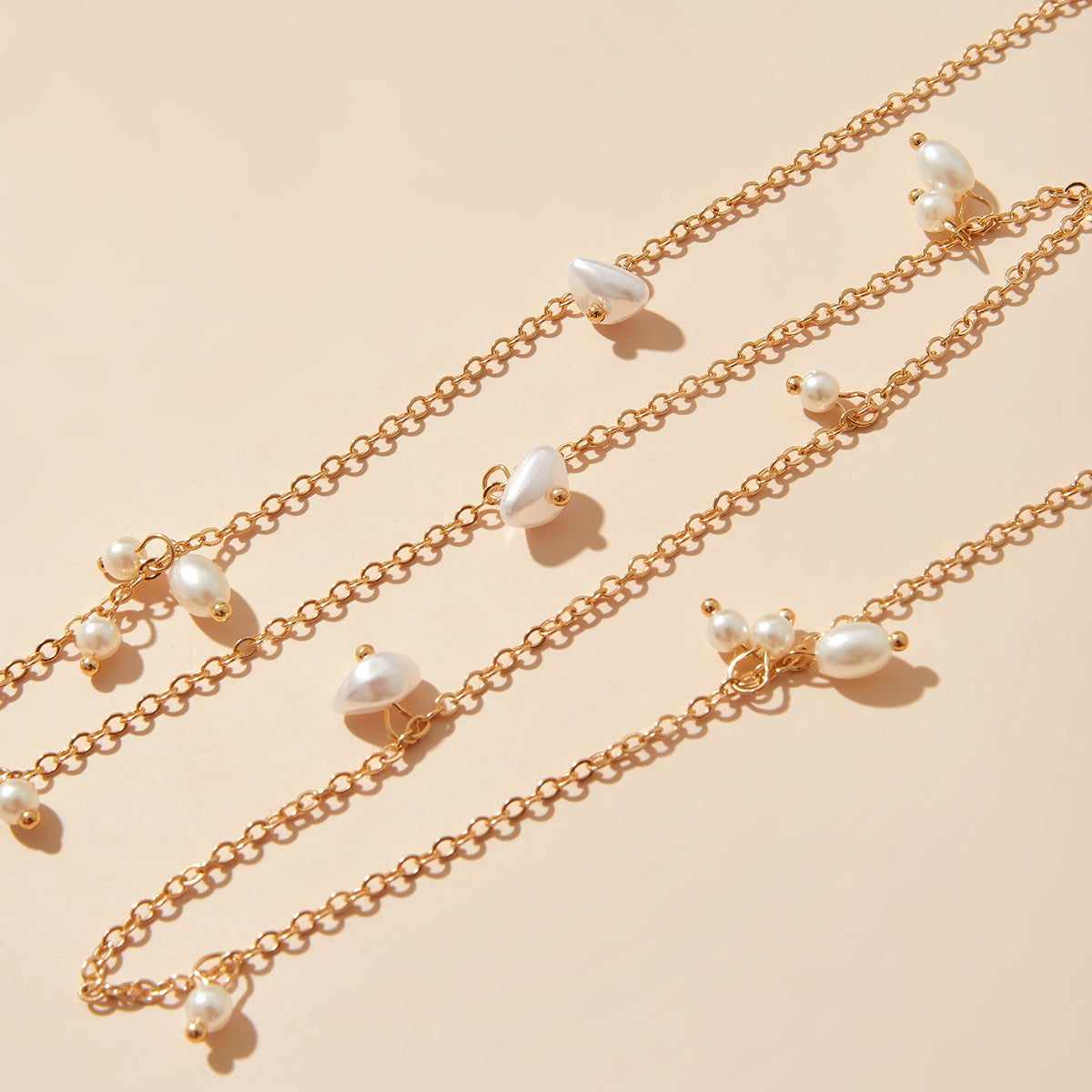 Simple Slim Chain Irregular Pearl Tassel Single Layer Waist Chain df6f25dc df83 4cee b0f0 23532d78284f