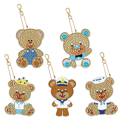 5D Diamond Drawing Keychain Double Sided Irregular - HD Wireless Product #3