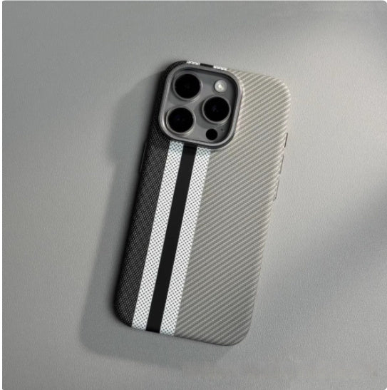 Magnetic Carbon Fiber Pattern Drop-resistant Mobile Phone Protective Case df86889a 5f65 4dfc af98 1c94ef13e9bc
