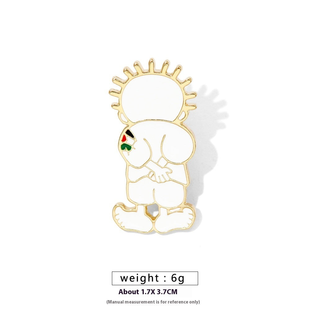 Fashion Simple Free Palestine Flag Brooch df8978b6 e430 4f45 8f9c e5310497aa15 trans
