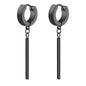 Hip Hop Round Bar Pendant European And American Stainless Steel Earring Ear Clip df8fa3cb 1477 4b82 b93b 61e7cbf9a458