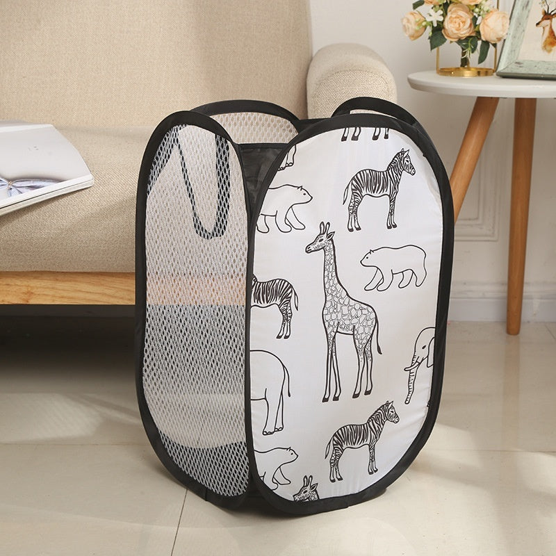 Nylon Mesh Folding Laundry Basket df9379f6 a262 4c17 ac40 e43115405c76 trans