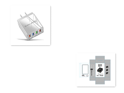 USB Charger Quick Charge 3.0 4 Phone Adapter For Tablet Portable Wall Mobile Charger Fast Charger - 图片 23