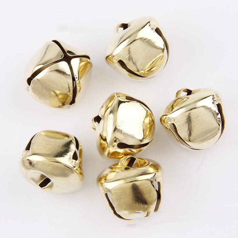 12mm 30mm Cross Opening Water Plated Iron Bell DIY Ornament Pendant Christmas Bag Decoration Bell - HD Wireless Product #7