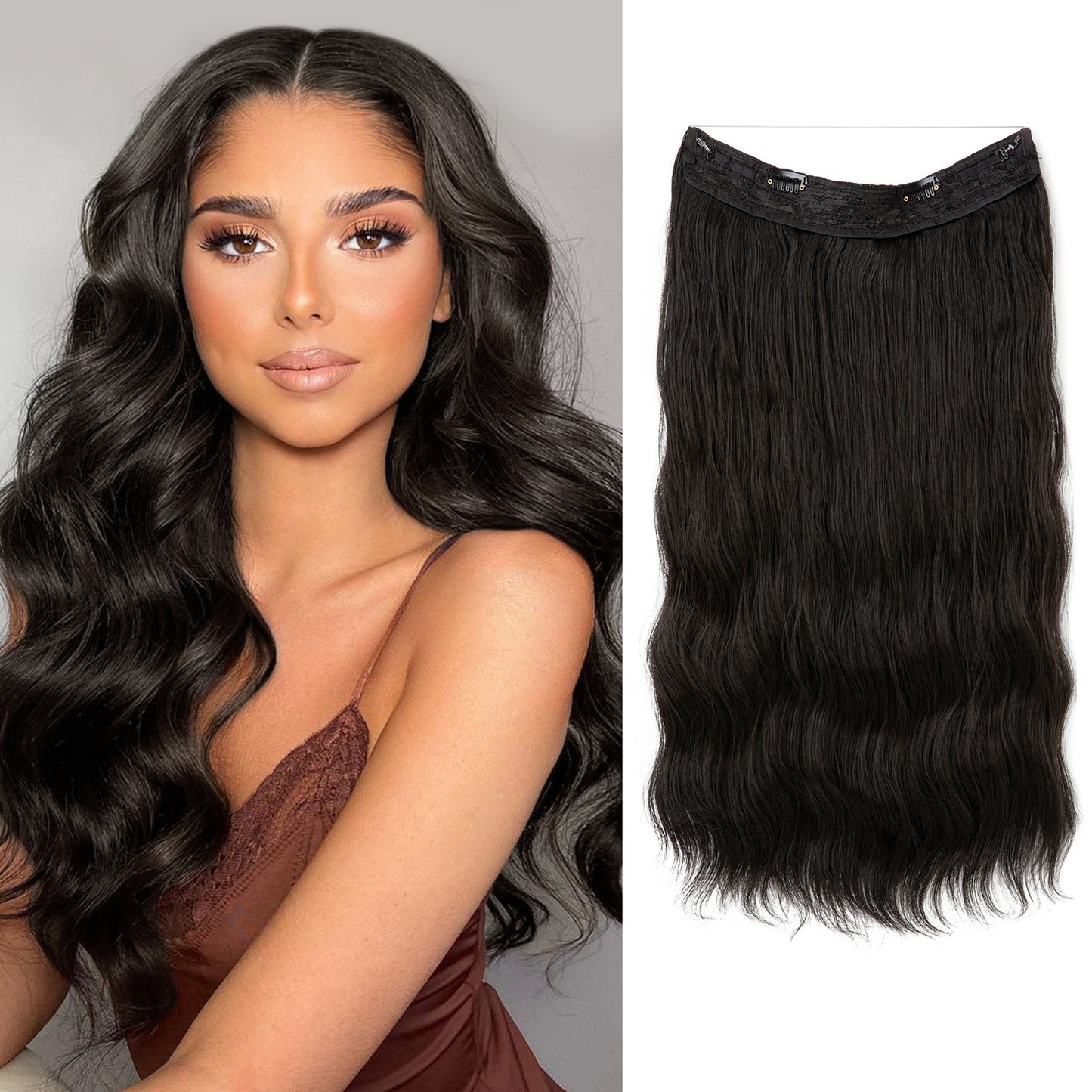 European And American Style Women Corn Curler Fishing Thread Long Curly Hair  Wig dfc6a04b 5f4b 41e6 8ba9 eb12f1b650f4