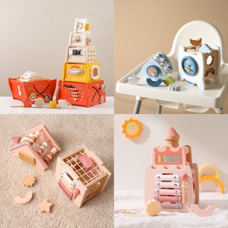 Amazon Baby Early Education Educational Stacking Rocket Boy Girl House Castle Assembling Toys dfd104c8 03ca 4e49 b3f5 6329811