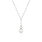 Women's S925 Sterling Silver Classic Pearl Necklace dfd4f1ca 90d5 47f3 b12e 511d84675629