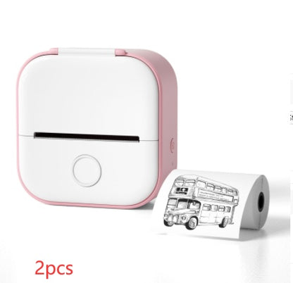 Portable Mini Thermal Label Printer Home Photo Printer Student Wrong Question Printer Bluetooth-compatible Mini Label Printer Price Tag - 图片 28