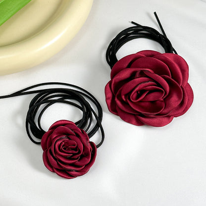 Lace-up Vintage Necklace Rose Dinner Collar Accessories dfdfb493 ef19 4ba8 b40e 969055ce3e3a