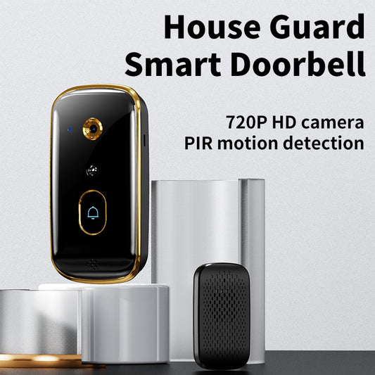 Smart Wireless Video Doorbell X10 – 720P HD, PIR Motion Detection, 2-Way Talk, Night Vision, 3600mAh Battery, Voice Changer d