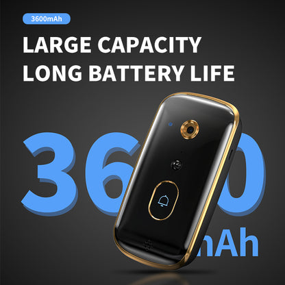 Smart Wireless Video Doorbell X10 – 720P HD, PIR Motion Detection, 2-Way Talk, Night Vision, 3600mAh Battery, Voice Changer d