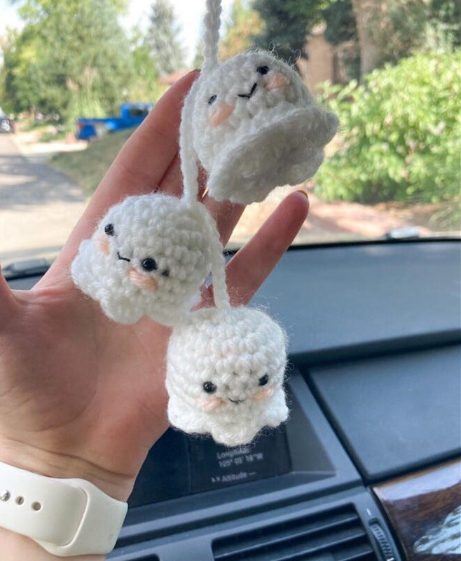 Plush Hand-woven Automobile Hanging Ornament e017dd77 8ed6 4d0c ab61 0c1e566a8b93