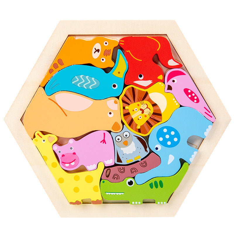 Children's Animal Fruit Creative Three-dimensional Puzzle Puzzle Educational Toys e01933d7 5d6d 4731 bb8f eefa58bad909