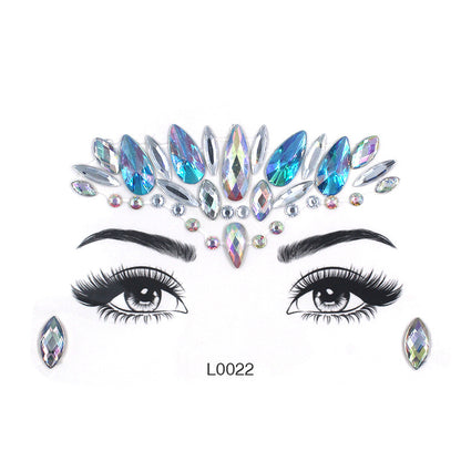 Women's Fashion Party Decoration Face Stickers e0230f4d d717 49f4 bd51 e176e62538d6