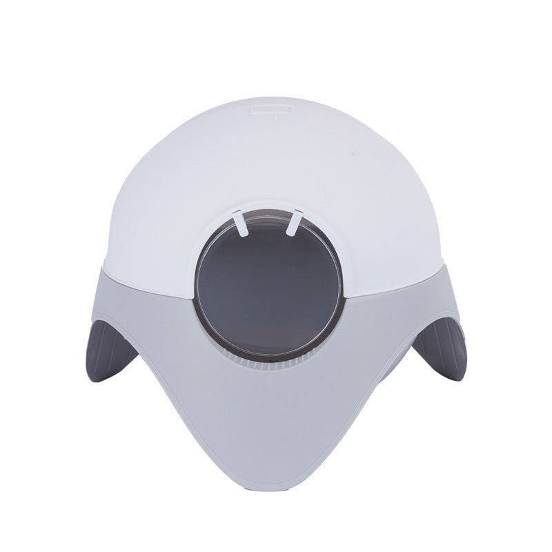 Litter Box Fully Enclosed Snow House Cat Toilet Large UFO Litter Box e0335d3b b4f4 454b a9c6 464f446ddebb
