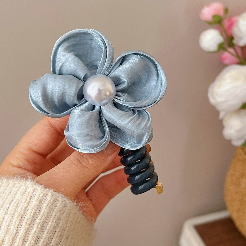 Telephone Wire Hair Ties Hair Rope Hair-binding High Elasticity Not Tight Hair e03390be d074 42d5 b0e2 872492d275da
