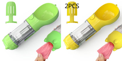 Pet Water Bottle Feeder Bowl Garbage Bag Storage Portable Pet Outdoor Travel 3 In 1 Dog Water Bottle e054c339 18f6 48fe 8709 
