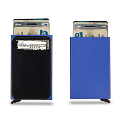 Men's Anti-theft Brushed Metal Wallet Ultra-thin e06355d1 3613 4988 a87a 106007554f8e