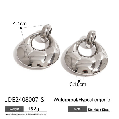 Stainless Steel Exaggerated Titanium Earrings e07e696b f0f8 4b32 83dd 61995cf1822a