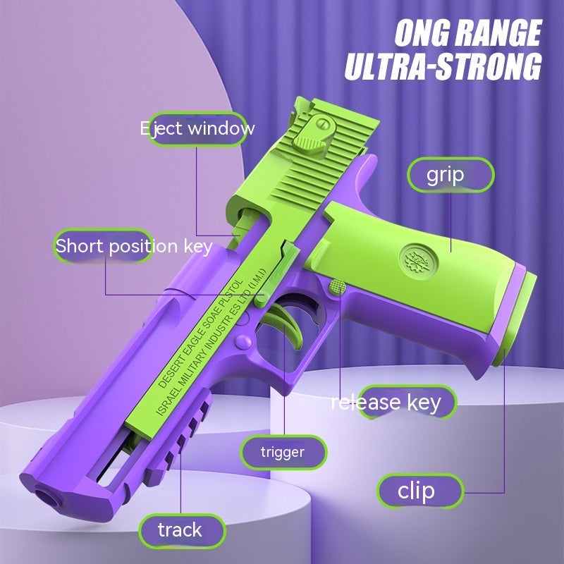 Radish Gun Toy Children's Desert Pistol Model Continuous Hair Throwing Shell Boy Toy e094c216 4fb4 4ce0 87d5 b733cd2e0adc