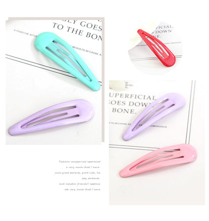 Drops of oil colored bangs hair clips