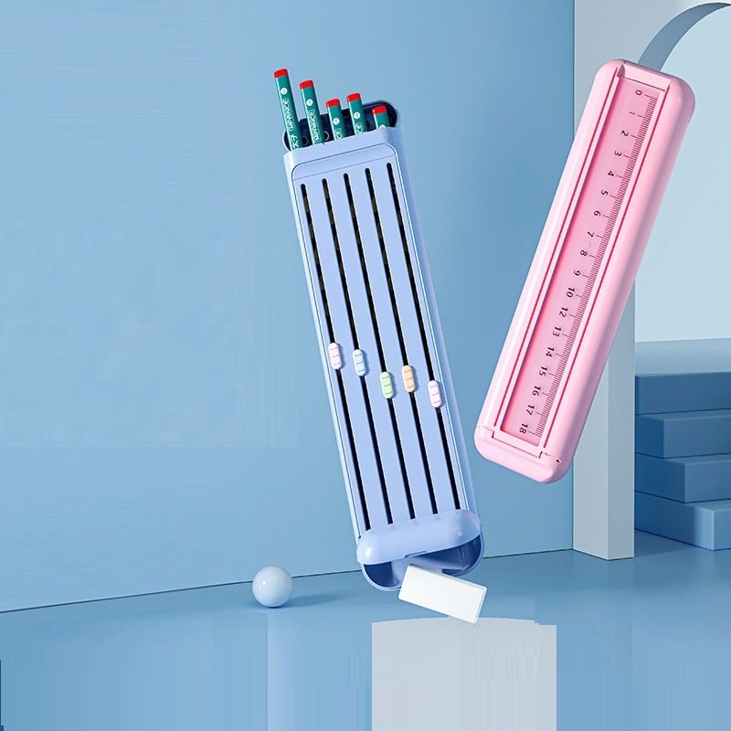 Ruler Pencil Eraser 4-Piece Stationery Box School Supplies e097b9e7 bc01 453c bd5b 62a431a2a721