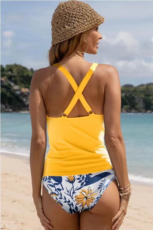 Bikini Beach Print Suspender Swimsuit Suit e0b47c12 4ea0 4b2c 9b0e 8215210124c3