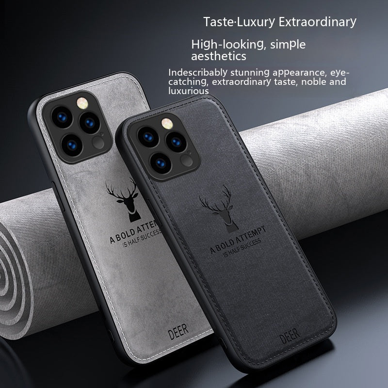 Cloth Deer Head Business Ultra Thin Anti Drop Cover - 图片 1