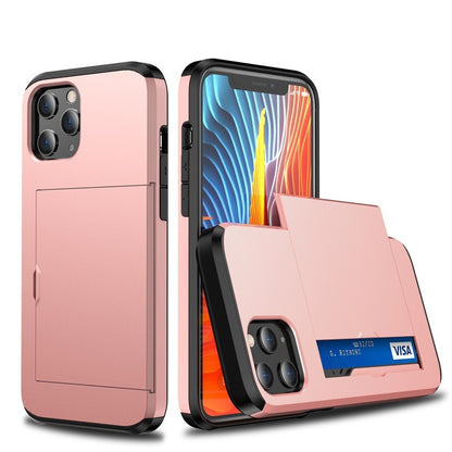 Mobile Phone Case Sliding Cover Card Two-in-one Anti-drop Wallet Protective Wallet Credit Card Holder e0edb7f5 8ce4 4163 b0d5
