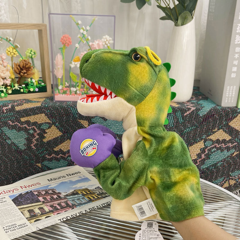 Plush Boxing Hand Puppet Dinosaur Toy Animal Sound e0fd562c 3a55 464f 967c f842e7c35995