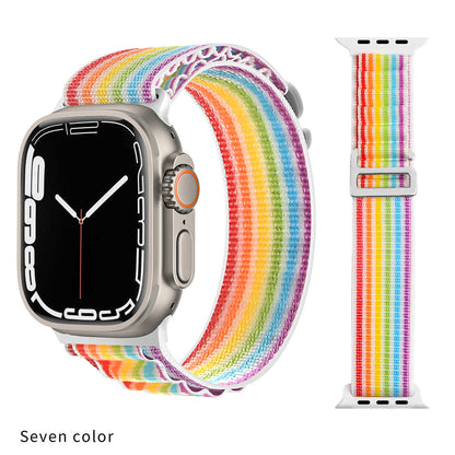 Applicable Strap Loopback Strap Watch 345678 Nylon Watchband e100705e 5952 4316 ad11 fe18278fda91