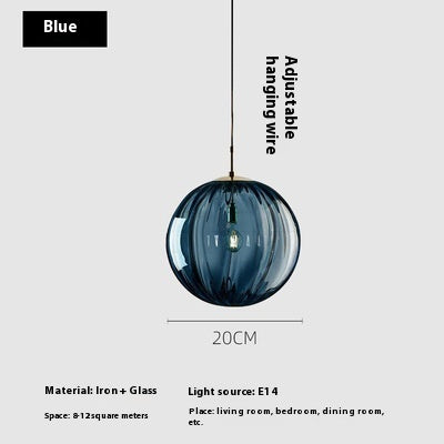 Simple Water-wave Glass Ball Creative Chandelier e102d3c0 678a 4448 82b0 4b09255167a7 trans