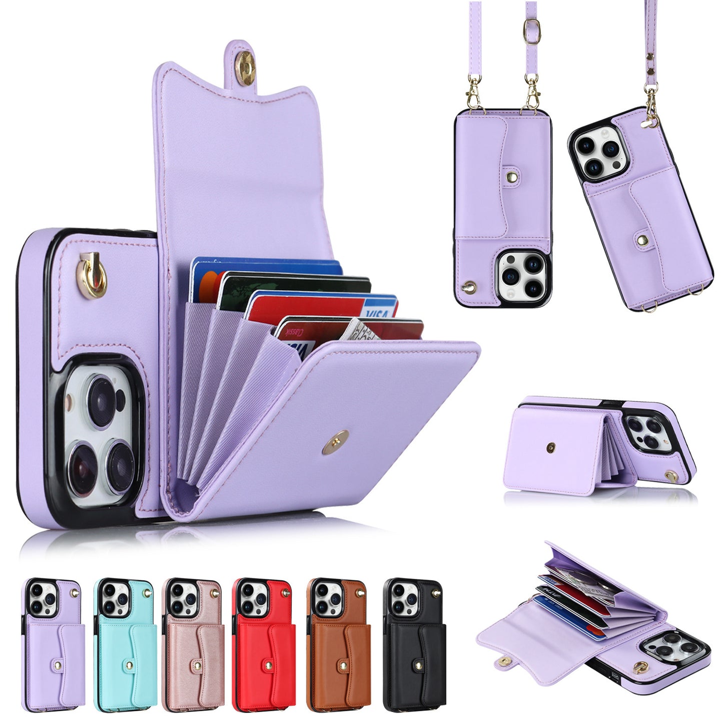 Crossbody Card Holder Phone Case Multi-function Card Holder e10d1c08 b88a 4a12 bfdb 963caf130aca