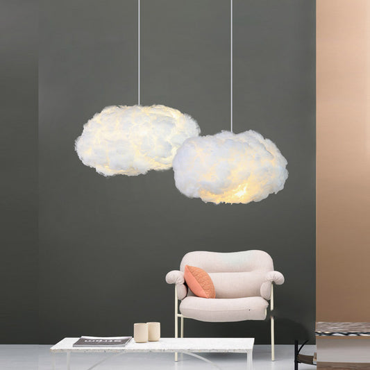 Cloud Chandelier Children's Clothing Store Creative Cotton Shape e11390ea 7306 4710 b667 6e73c2b29eb6