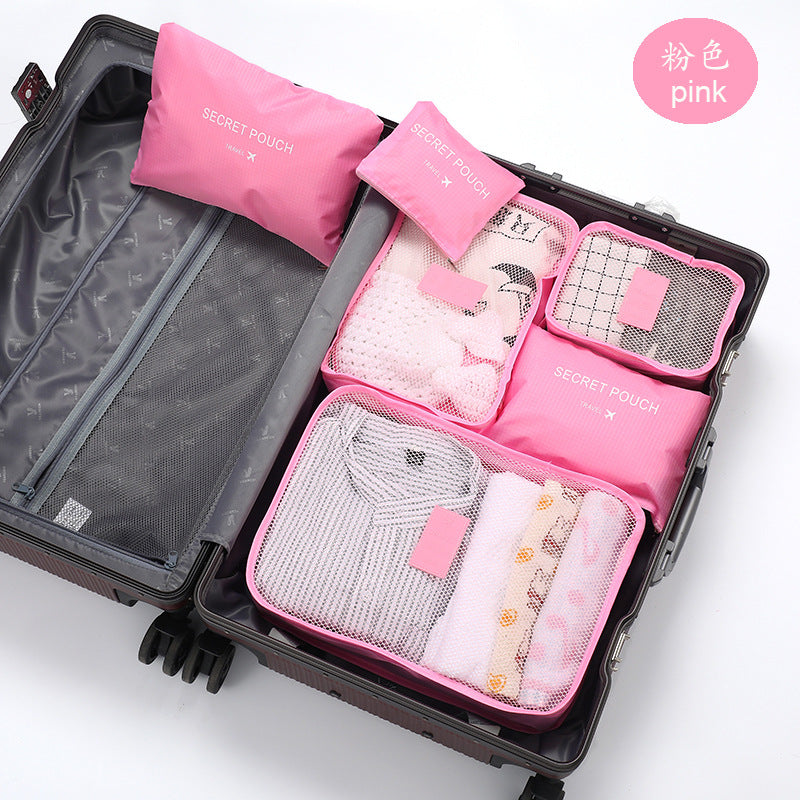 Travel Storage Bag Set Of Six