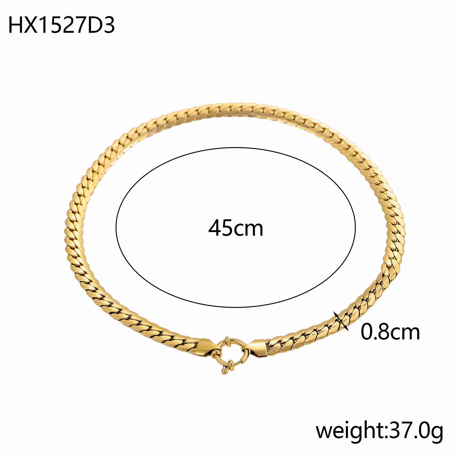 Encrypting Smooth NK Chain Necklace e119adfb 130e 400c a2a2 a5dec0089e1e