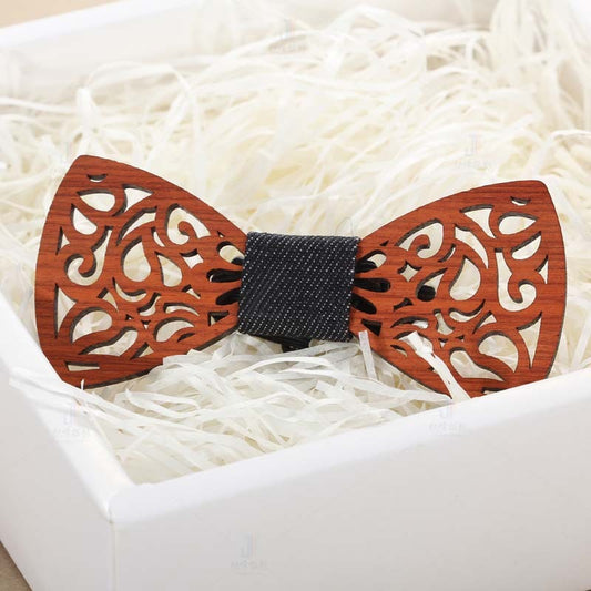 Tie Men's Bow Tie Environmental Protection Handmade Bow Tie Padauk Solid Wood Wooden Bow Tie e1216f14 a311 483a a7ba 4c28b73b