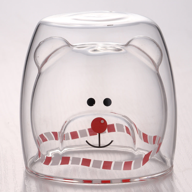 3D Double Layer Lovely Panda Cup Skull Wine Cup - HD Wireless Product #7