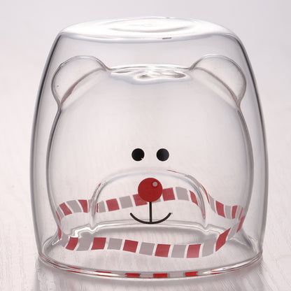 3D Double Layer Lovely Panda Cup Skull Wine Cup - HD Wireless Product #7
