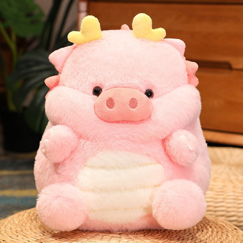 Cute Dragon Pig Doll Plush Toy Sleeping Pillow e14d7907 0f0b 4b7d b978 00c622248e77