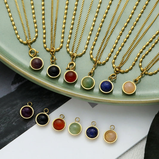 Vintage Rice Beads Double Layer Necklace Natural Stone e14e5cd7 1cac 47f4 b6e8 58c7f186fd9b