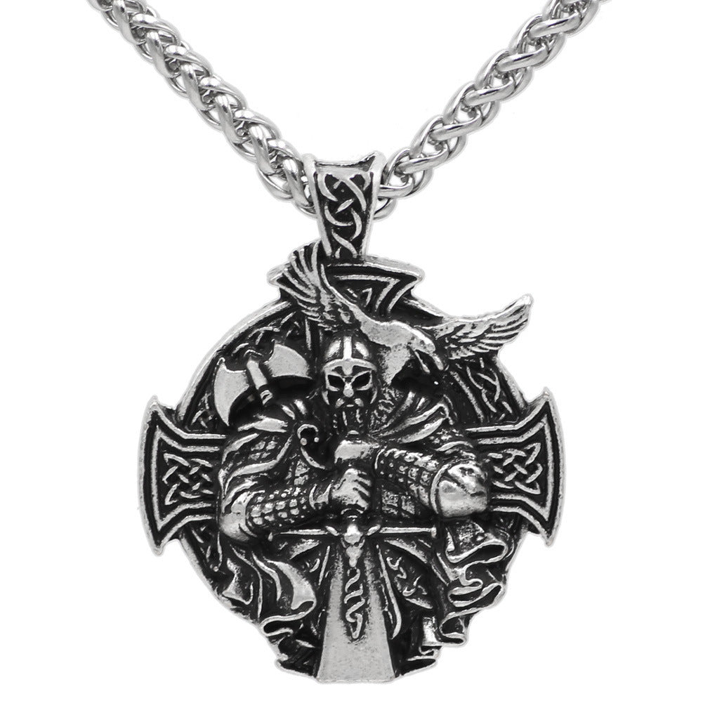 Viking Warrior Aoding Mount Crow Hammer Necklace e15dc8a6 aa92 4ce9 8760 3dfac662328c