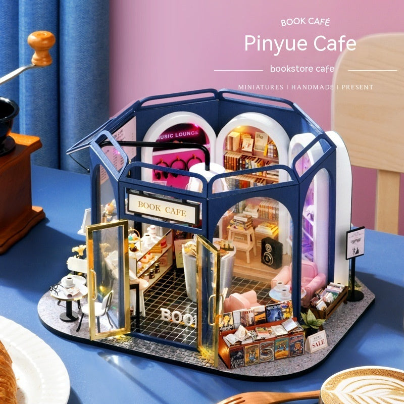 Cute Room Diy Cottage Tasting Cafe Wooden Hand-assembled Villa Model e16bc003 9a62 4c69 997d 8ecf62db4fbf
