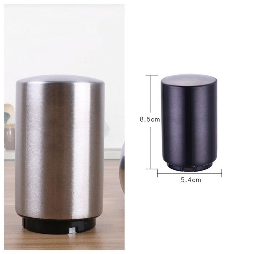 Portable Magnetic Automatic Beer Bottle Opener Bar Accessories Decor Stainless Steel Wine Can Openers with Brushed Metal e174
