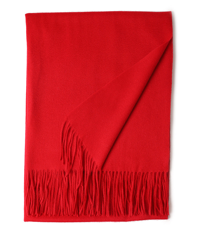 New Solid Color Wool Long Beard Warm Tassel Scarf Thick e1759316 9eeb 414e 923c 14e5cbf8e26b