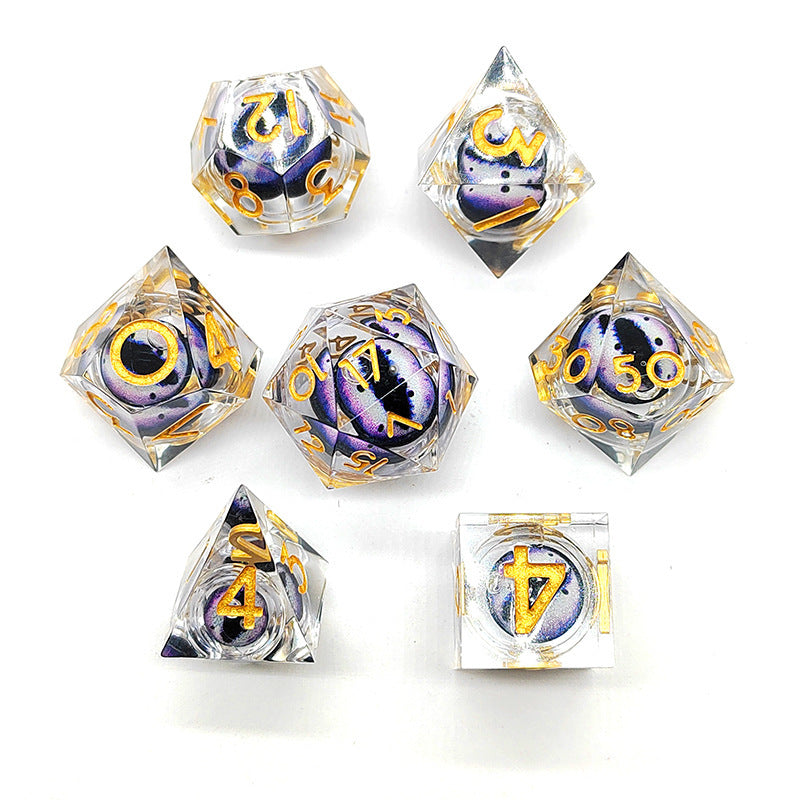The New Pointed Resin Dragon Eye Can Rotate DND Game Dice e18d717e 6f38 418b bcee 79410f6d7a3b